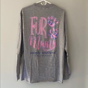 Simple Southern Fur Mama Longsleeve